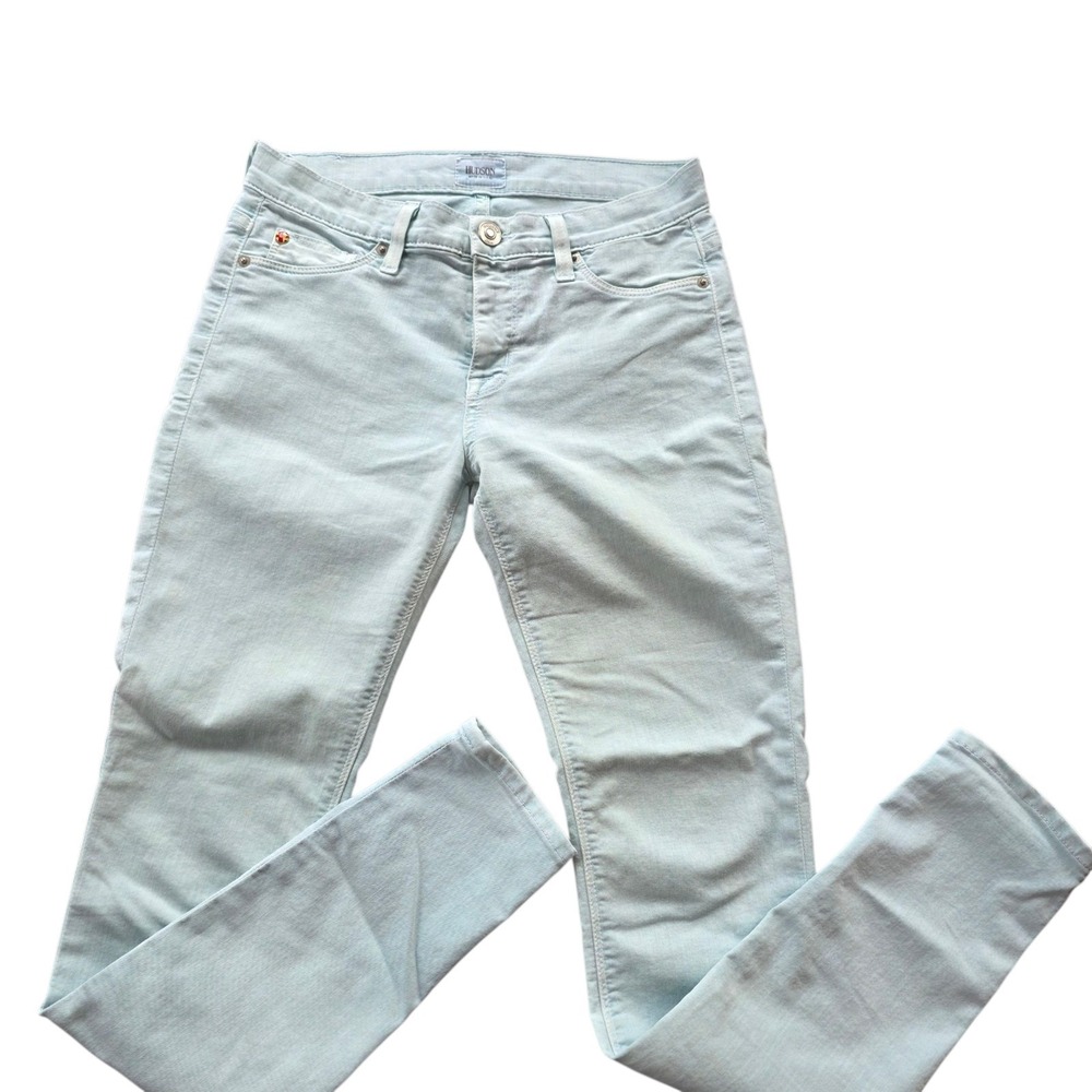 Hudson Nico Midrise Ankle Skinny Size 26 Color: Mint Made in‎ USA
